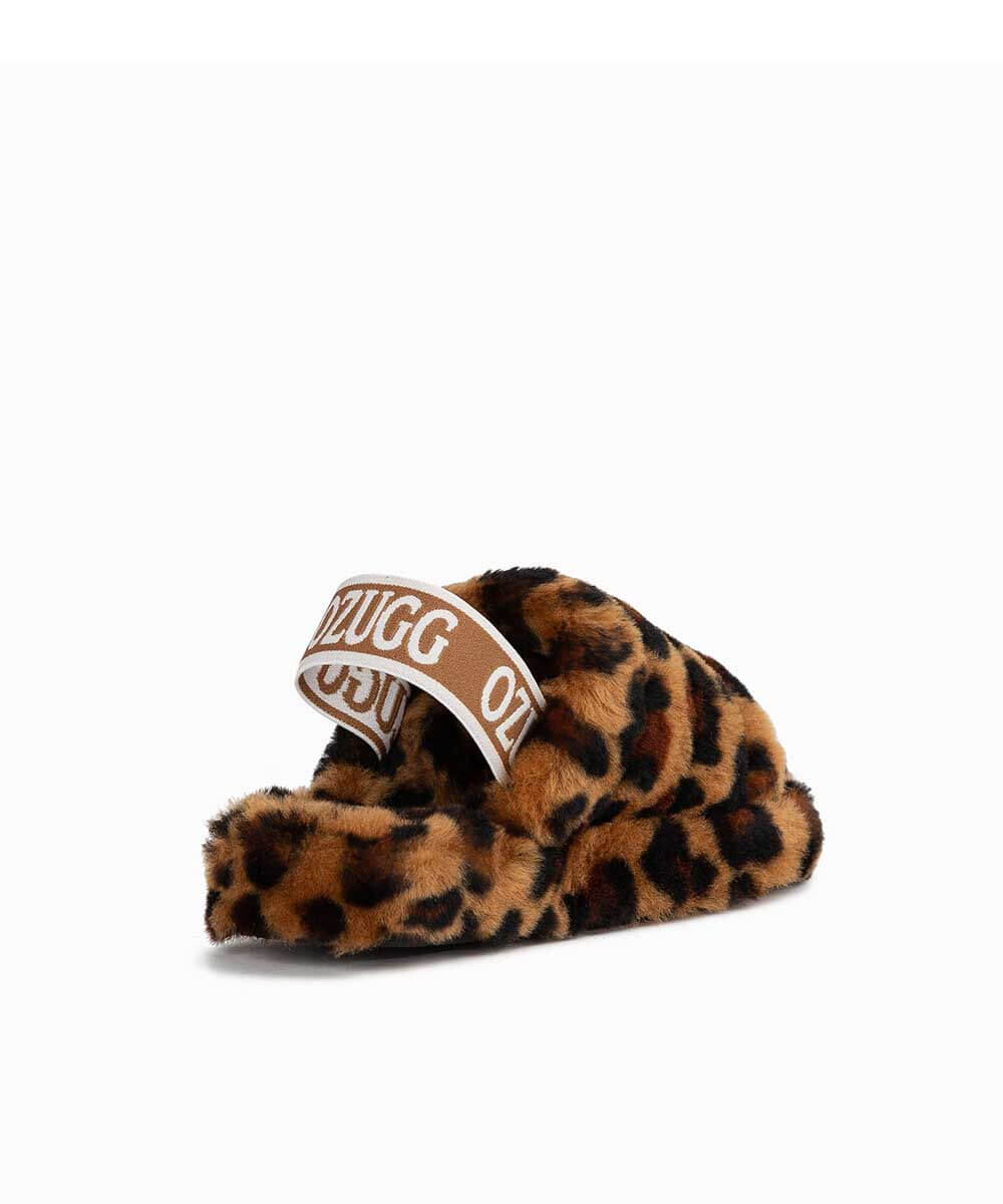 Kid’s UGG Snugg Leopard Slide