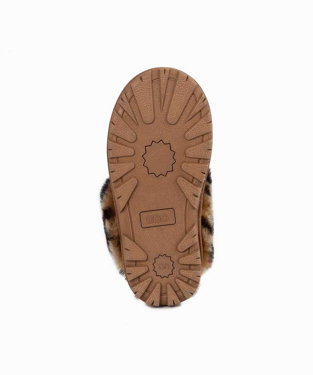 Kid’s UGG Leopard Scuff