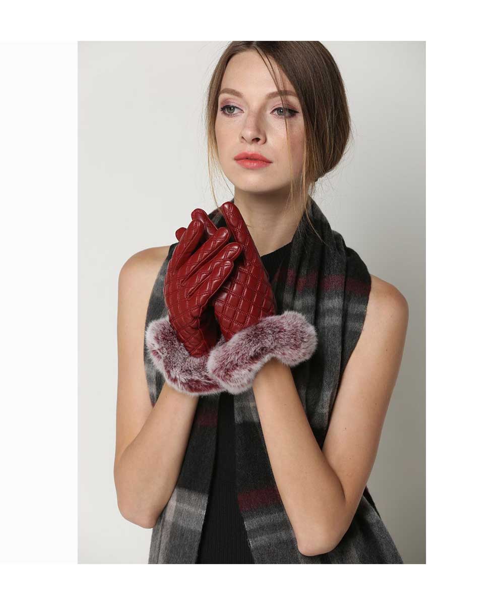 UGG Rabbit Fur Gloves
